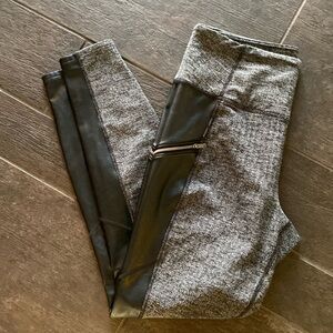 Athleta Mixed Material Leggings